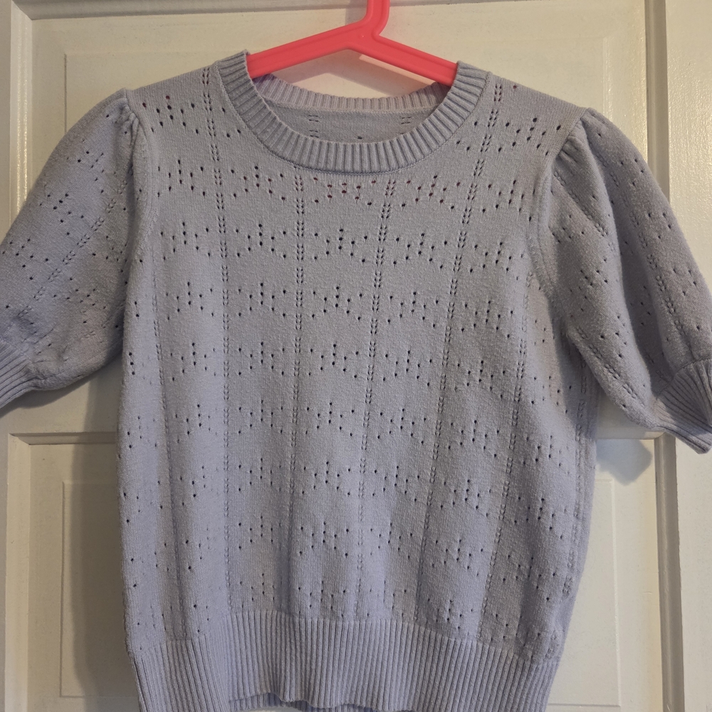 Lavender Purple Knit Sweater